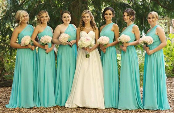 Tiffany Blue Bridesmaid Dresses Long ...